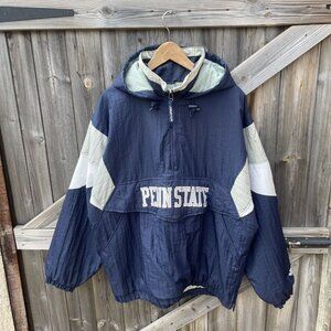 Penn State Vintage 90s Embroidered Starter Jacket - Men’s Size Large